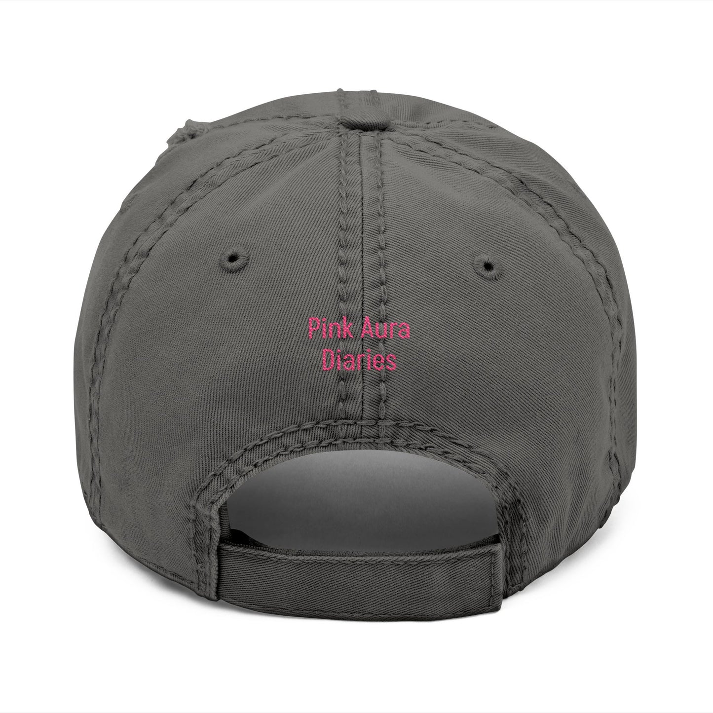 Unapologetically Pink Distressed Dad Hat | Casual Style Cap, Trendy Embroidered Hat, Gift for Dads & Moms, Everyday Wear, Fashion Accessory