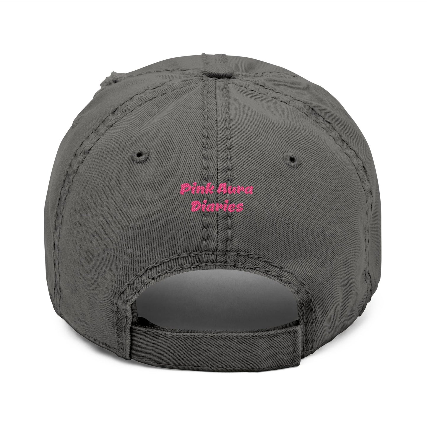 Pink Aura Activated Distressed Hat