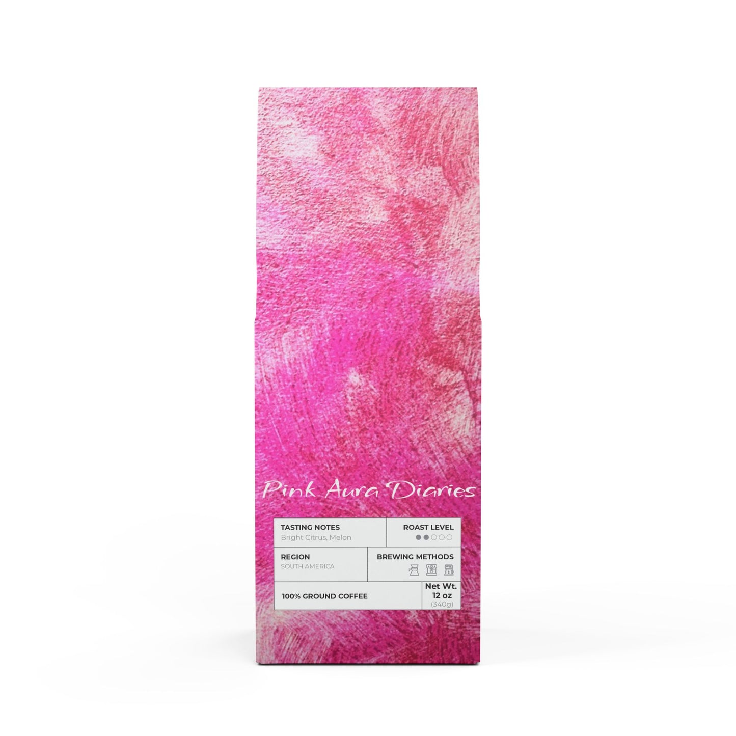 Pink Aura Diaries - Colombia Single Origin Coffee (Light-Medium Roast)