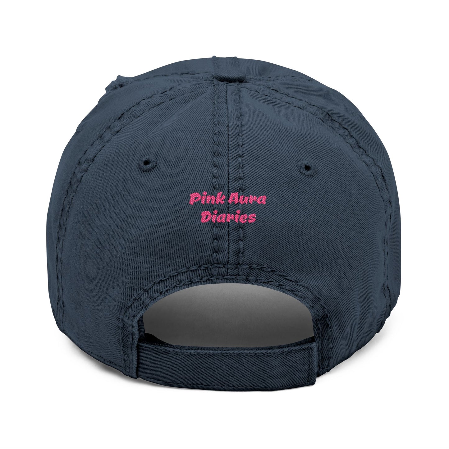 Pink Aura Activated Distressed Hat