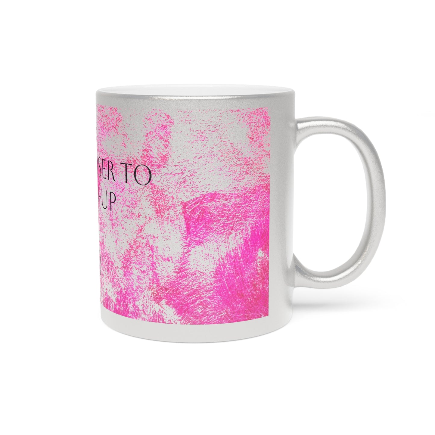 Glow-Up Metallic Mug - One Sip Closer to Your Glow-Up