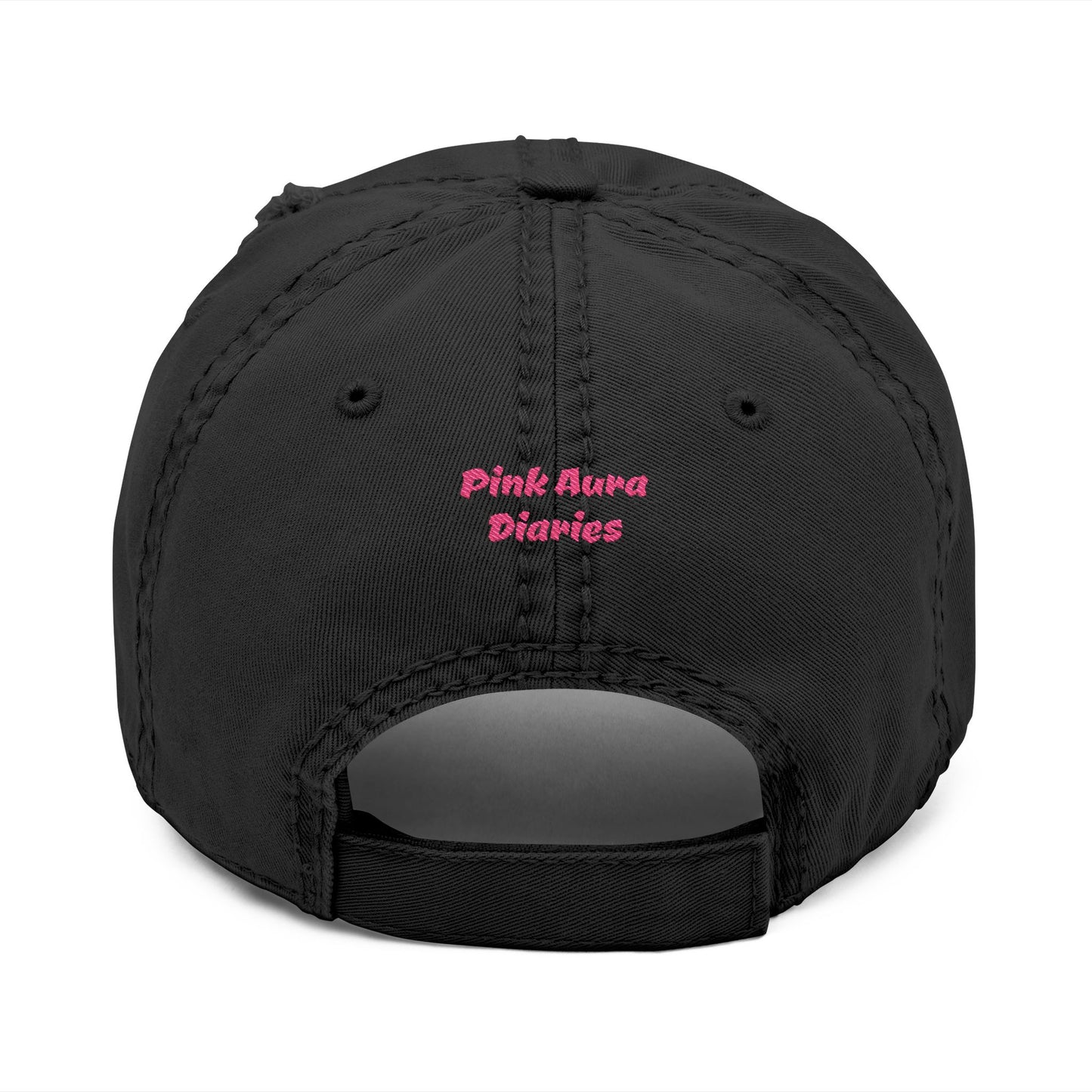 Pink Aura Activated Distressed Hat