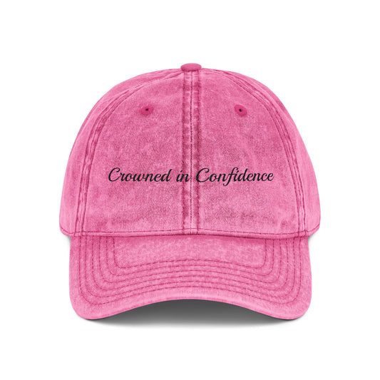 Vintage Embroidered Pink Aura Cap