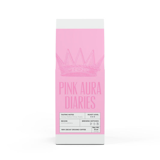 Pink Aura Diaries – Trapper Peak Decaf Coffee Blend